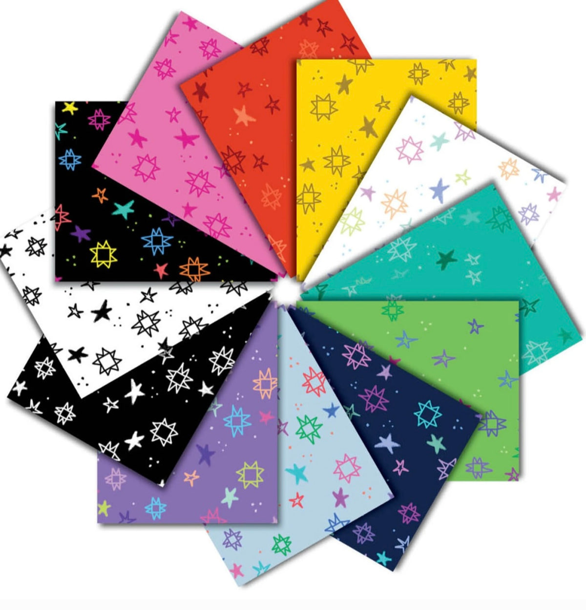 Quiltstellation Fat Quarter Bundle | Pammie Jane for Dear Stella, 12 pieces